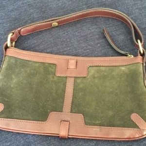 Burberry Suede & Leather Purse